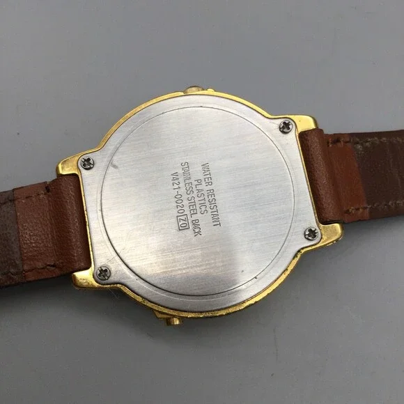 Vtg Lorus Disney Musical Watch Women V421-0020 It's a Small World New Battery